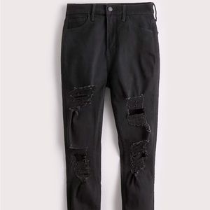 Hollister black size 1 ultra high rise super skinny Hollister jeans